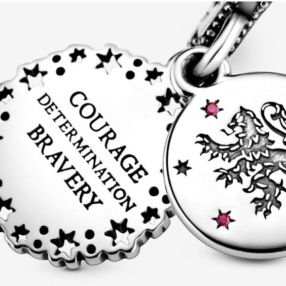 925 Silver Gryffindor Harry Potter Charm - Picture 1 of 7